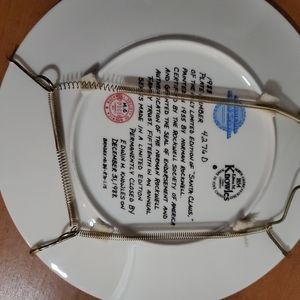 Vintage Norman Rockwell Christmas plates